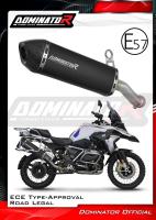 Homologovaný Laděný výfuk DOMINATOR BMW R1250GS 2018-2023 1G13 KONCOVKA HP7 ČERNÁ HOMOLOGACE