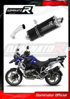 Laděný výfuk DOMINATOR BMW R1200GS 04-09 KONCOVKA P7 ČERNÁ