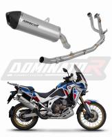 Laděný výfuk DOMINATOR HONDA CRF1100L 20-23 KOMPLETNÍ SYSTEM KONCOVKA HP7 titan